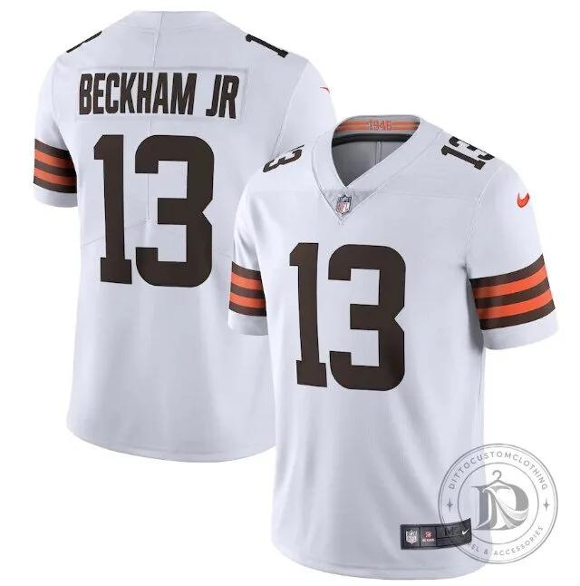 Odell Beckham Jr. Cleveland Browns White Vapor Untouchable Limited Football Jersey