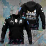 Lionel Messi Argentina National Football Team Black Soccer Jersey 5 Lionel Messi Argentina National Football Team Black Soccer Jersey